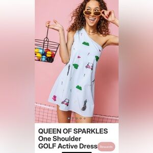 QUEEN OF SPARKLES golf dress / Skort XL